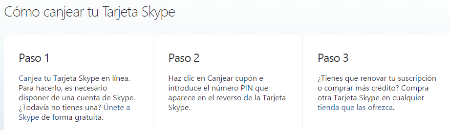 skype card como canjear