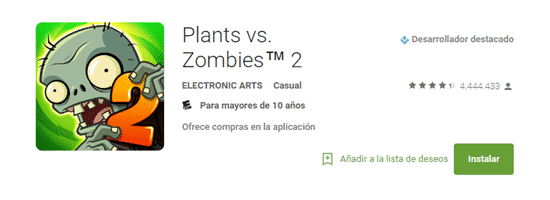 plantas vs zombies