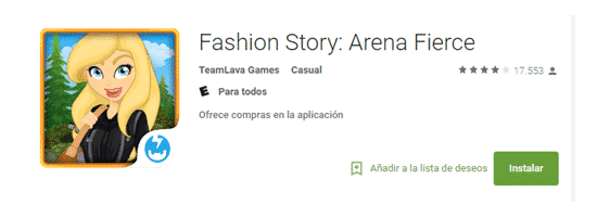 juegos de android fashion story