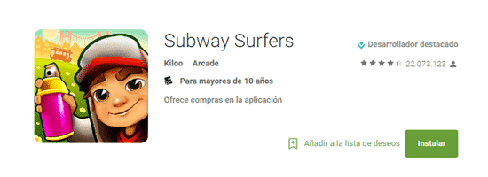 juegos de android subway surfers