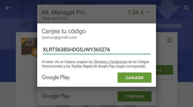 tutorial de canjear tarjetas google play usa en Peru